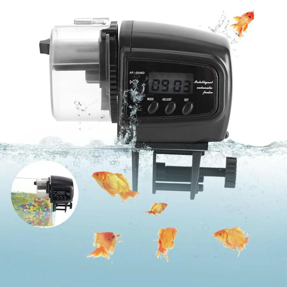 Automatic Fish Feeder Aquarium Tank Regular Feeding Timer Fish Food Dispenser