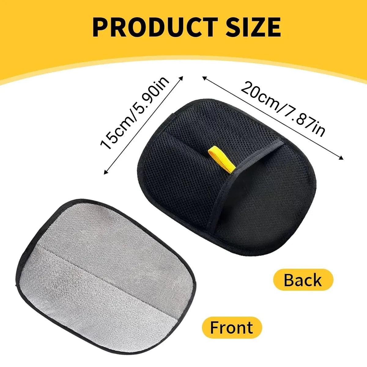 2PCS Dual Direction Pet Static Hair Removal Cleaning Gloves Universal Size