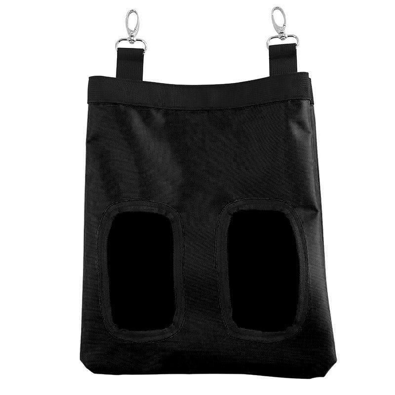 Rabbit Hay Feeder Bag Pet Rat Food Hanging Storage Slow Eating Feeding Pouch S/L