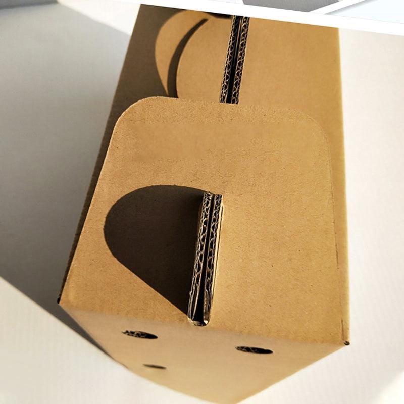 10PCS Disposable Cardboard Pet Carrier - 3 Sizes for Small Animals - 38*28*24CM