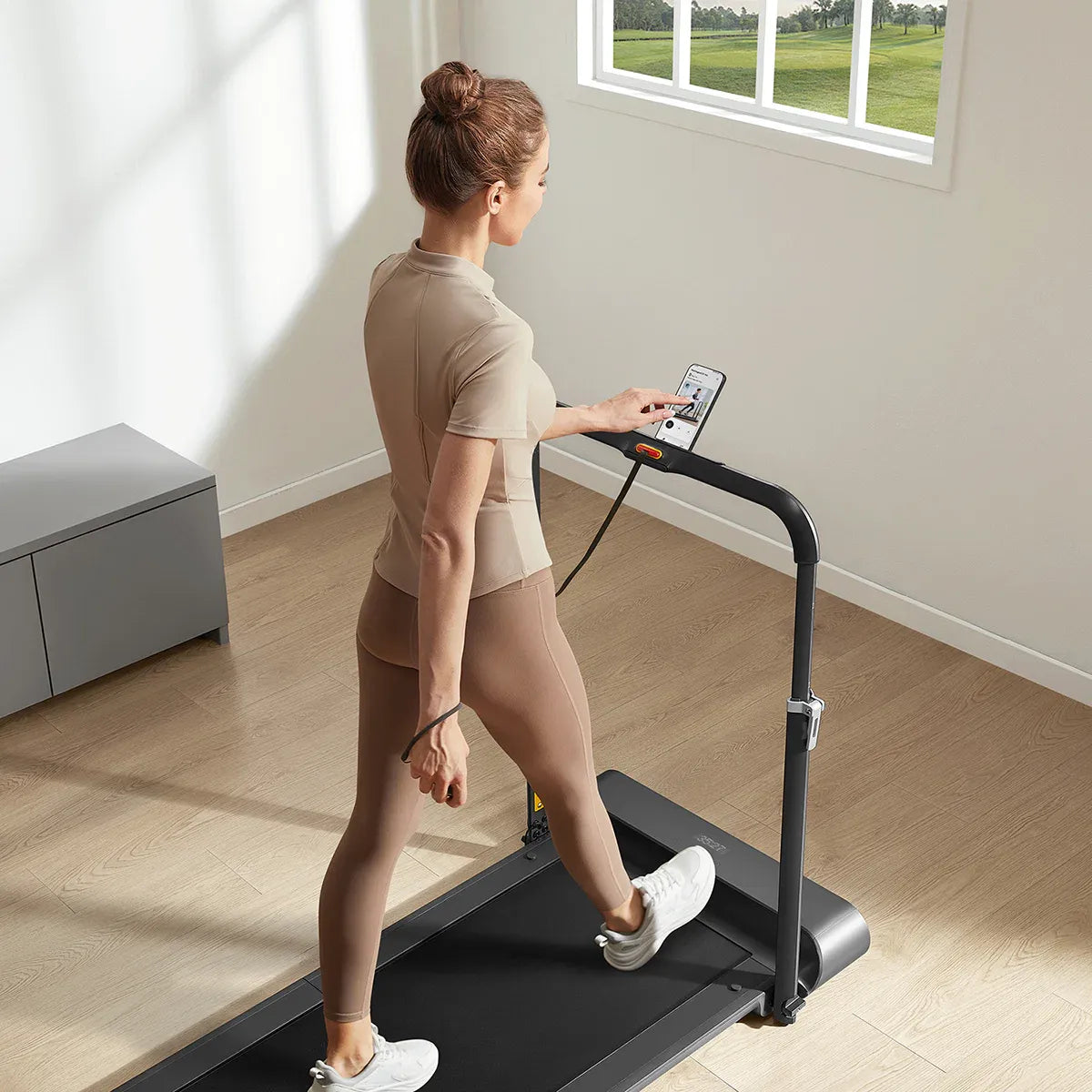 WalkingPad R1 Double-Fold Walking and Running Treadmill in Silver