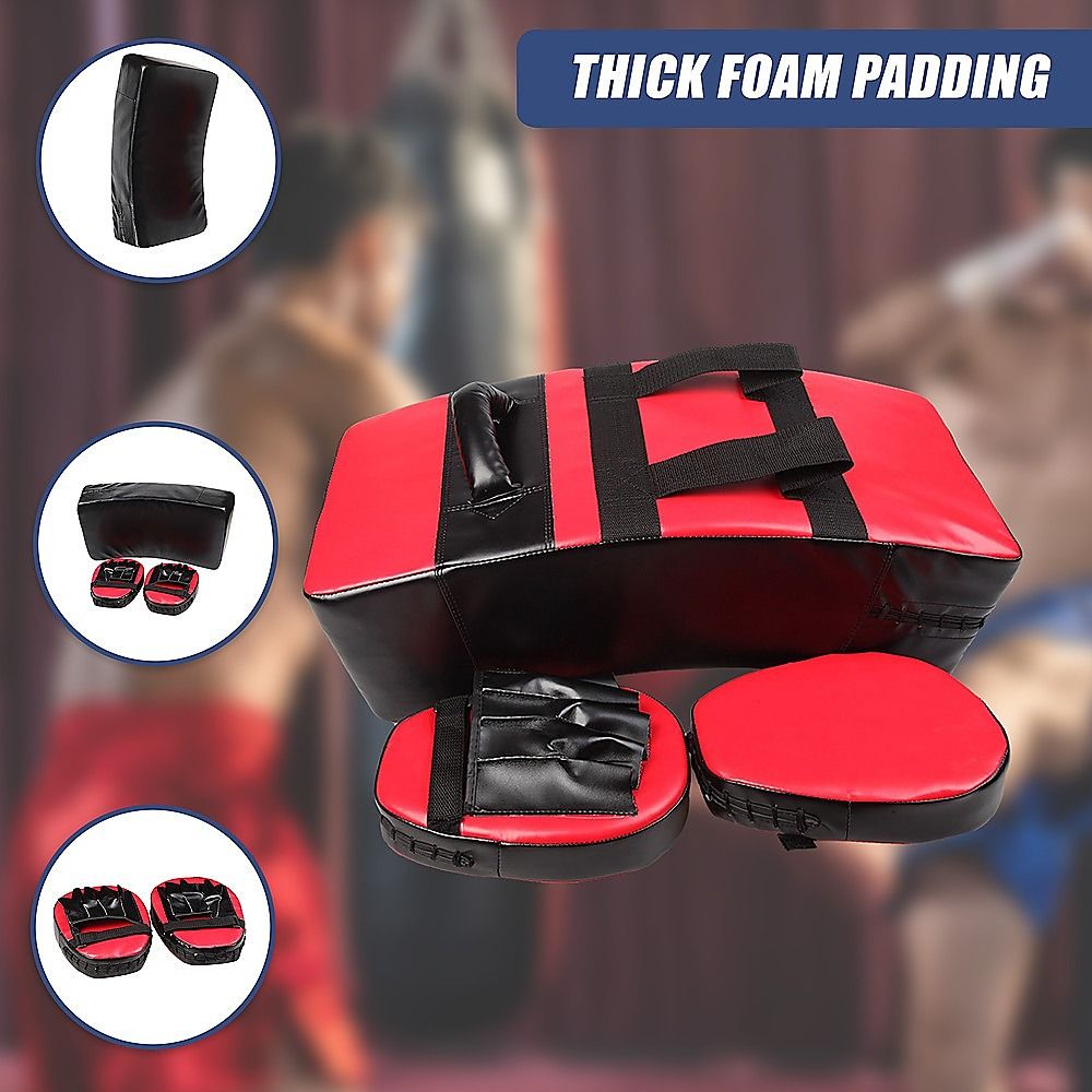 Kickboxing Shield & Punching Pad Combo – Sparring Training Strike Set