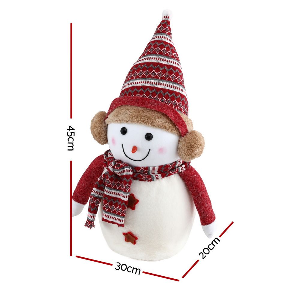 Jingle Jollys Christmas Snowman Handicraft Ornaments Party Decorations 45cm